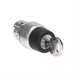 SELETTORE METALLICO A CHIAVE 0-1