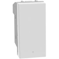 MATIXGO - PULSANTE 1P NO 10A 1M BIANCO