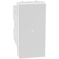MATIXGO - PULSANTE 1P NO 10A ASSIALE BIANCO