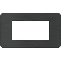 MATIXGO - PLACCA 4P BLACK NICKEL