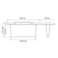 Diffusore Bifacciale SAFELITE richiede pittogrammi