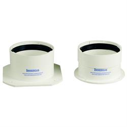 KIT FUMI TRONCHETTI FLANGIATI D80/80 SERIE VERDE