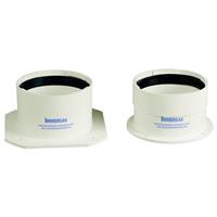 KIT FUMI TRONCHETTI FLANGIATI D80/80 SERIE VERDE