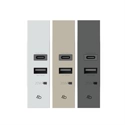 PRESA USB 3.0A BTICINO LIVINGNOW + 3COVER