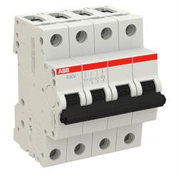 S204 D25 INTERRUTTORE AUTOMATICO 6KA 4P