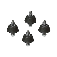 KIT 4 PZ PIEDINO ANTIVIBRANTE