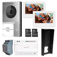 DS-KIS705EY/2MONIT KIT VILLA 2FILI BIFAM ESP