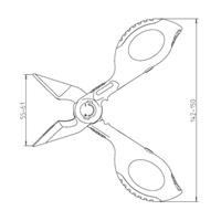 FORBICE F1 NEON 2in1 spell.+tranc.160mm