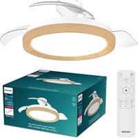 BLISS WOOD VENTILATORE 28W+35W DC TW