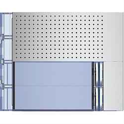 FRONTALE PORTER BASE 2 PULSANTI ALLMETAL