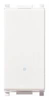 PULSANTE 1P NO 10A   BIANCO