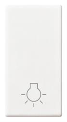 TASTO 1M SIMBOLO LUCE BIANCO
