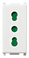 PRESA 2P+T 10/16A  BIANCO