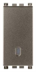 PULSANTE 1P NO 10A METAL