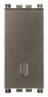 PULSANTE 1P NO 10A METAL