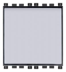PULSANTE TARGHETTA 1P NO 10A GRIGIO
