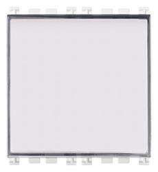 PULSANTE TARGHETTA 1P NO 10A BIANCO