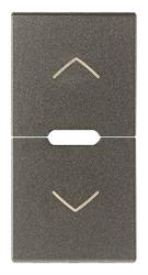 DUE MEZZI TASTI 1M SIMBOLI FRECCE METAL