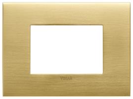 PLACCA FIT 3M OTTONE SPAZZOLATO