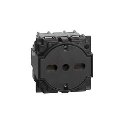 L.NOW - PRESA FLAT 16A STD GER-ITA NERA