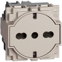 L.NOW - PRESA FLAT 16A STD GER-ITA SABBIA