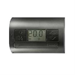 //TERMOSTATO DIGIT NERO PARETE 1CO 5A BATT