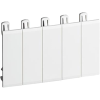 COPRIFORO BIANCO 5DIN CON PREFRATT 1/2 MOD