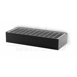 APPLIQUE SOLARE 6W NERO 4000K IP65 800LM 230x97x42,7