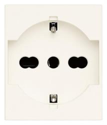 PRESA 2P+T 16A UNIVERSALE BIANCO