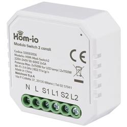 //HOM-IO MODULO SWITCH2 10A SMART WIFI