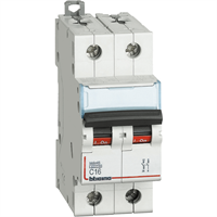Interruttore MAGNETOTERMICO 1P+N CURVA C 16A 4,5KA