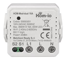 //HOM-IO MODULO SWITCH 16A SMART WIFI