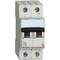 BTDIN45-MAGNETOT C20 1P+N 2M 4500A