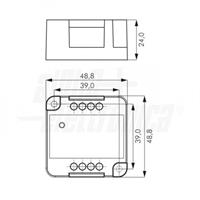 ALC022/48 DIMMER NASTRO LED MONO 12/24/48V 10A