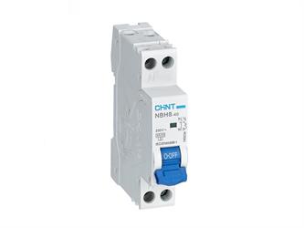 Interruttore Magnetotermico Chint NBH8-40 1P+N 20A 4,5kA C 1 Modulo 190237