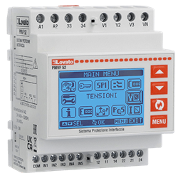 //RELE'PROT.INTERF.CEI 0-21 24-240VAC-DC 4DIN