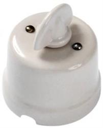 PULSANTE ROTATIVO BIANCO