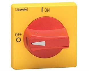 MANIGLIA GIALLO/ROSSA LUCCHETT. IP65