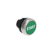 PULSANTE RASATO START VERDE